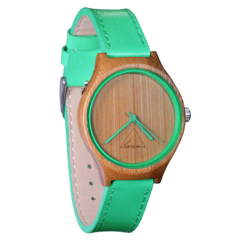 Wooden Watch | The Green Hana Womens Bamboo Watch